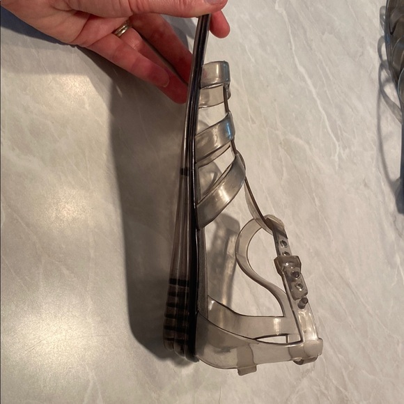Clear/Transparent Strappy Gladiator Sandals - Picture 2 of 5